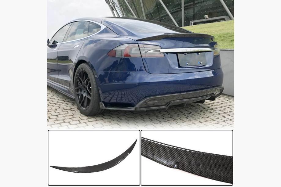 Tesla Model S 2012– Carbon Spoiler V2 (2012-2022) Image