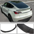 Tesla Model Y 2020- Rear Spoiler V1 (2020-2025, Carbon) photo 2
