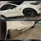 Tesla Model 3 2017- Carbon Door Sill Covers V2 (2016-2022) photo 5