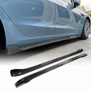 Door Sill Covers V3 (2017-2023, Carbon) photo 1