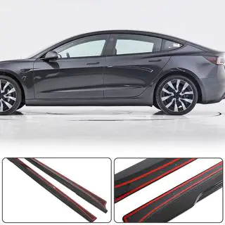 Door Sill Covers V1 (2017-2023, Carbon) photo 2