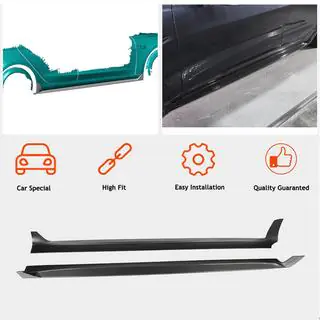 Door Sill Covers V4 (2017-2023, Carbon) photo 2