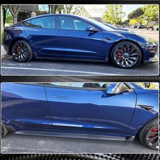 Door Sill Covers V4 (2017-2023, Carbon) photo 4