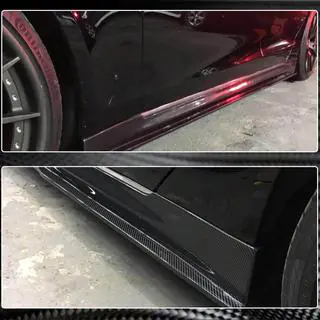 Door Sill Covers V1 (2014-2021, Carbon) photo 4