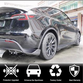 Side Skirt Covers V1 (2020-2025, Carbon) Tesla Model Y 2020- photo 2