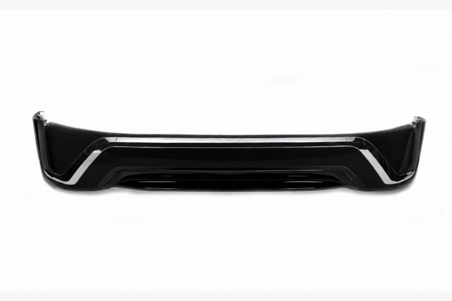 Toyota Land Cruiser 200 2007-2021 Front Lip 2016↗ (Executive 2016) Black Photo 4