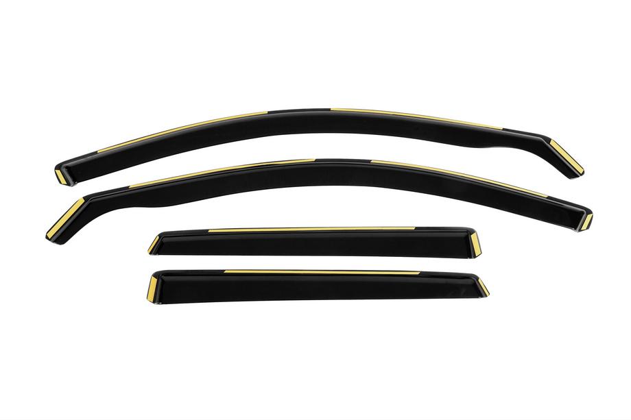 Audi A3 2012-2020 In-Channel Window Deflectors Niken Luxury (Sportback, 4 pcs) Photo 1