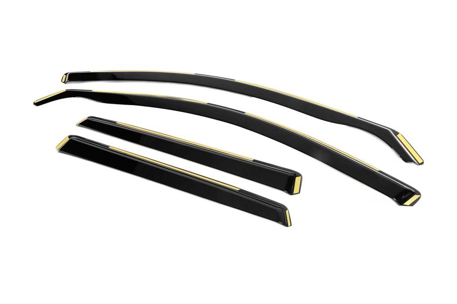 Audi A3 2012-2020 In-Channel Window Deflectors Niken Luxury (Sportback, 4 pcs) Photo 2