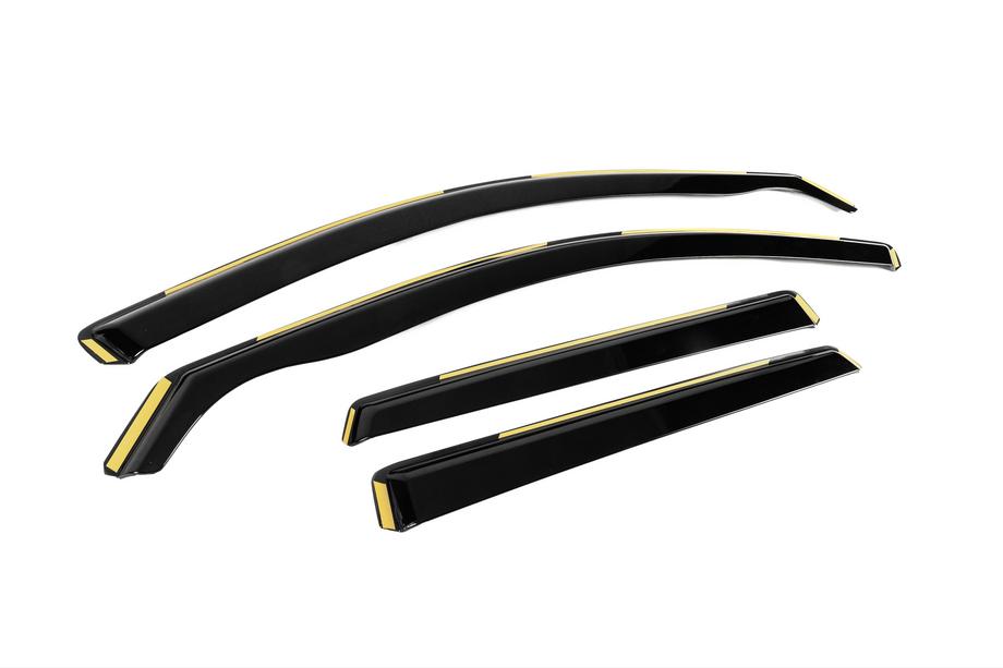 Audi A3 2012-2020 In-Channel Window Deflectors Niken Luxury (Sportback, 4 pcs) Photo 3