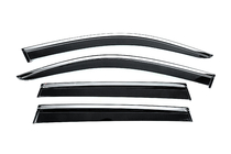 BMW X3 G01 2018- Window Deflectors with Chrome Trim Niken Luxury (4 pcs) photo 1