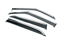 Chevrolet Blazer 2018-2023 Window Deflectors with Chrome Trim Niken Luxury (4 pcs) photo 2
