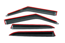 Chevrolet Blazer 2018-2023 Window Deflectors with Chrome Trim Niken Luxury (4 pcs) photo 4