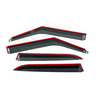 Window Deflectors with Chrome Trim Niken Luxury (4 pcs) photo 4