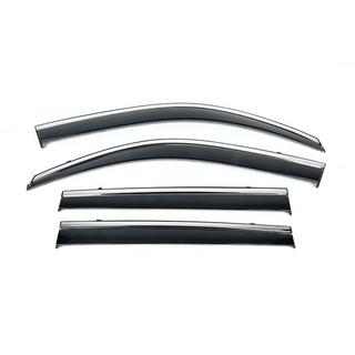 Window Deflectors with Chrome Trim Niken Luxury (4 pcs) Chevrolet Orlando 2018-