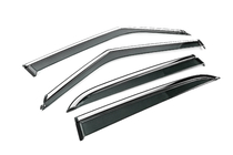 Chevrolet Trailblazer 2020- Window Deflectors with Chrome Trim Niken Luxury (4 pcs) photo 3