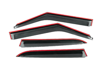 Chevrolet Trailblazer 2020- Window Deflectors with Chrome Trim Niken Luxury (4 pcs) photo 4
