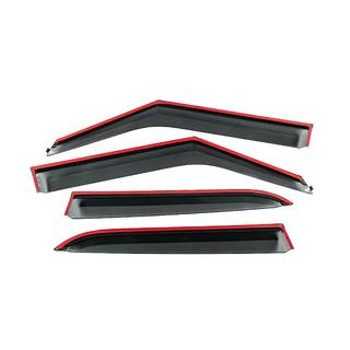 Window Deflectors with Chrome Trim Niken Luxury (4 pcs) photo 4