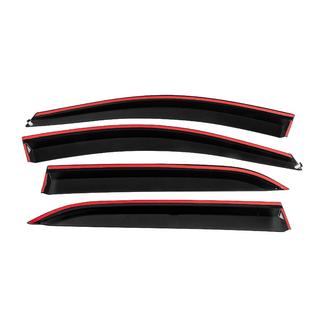 Window Deflectors with Chrome Trim Niken Luxury (4 pcs) photo 4