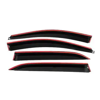 Window Deflectors with Chrome Trim Niken Luxury (4 pcs) photo 4