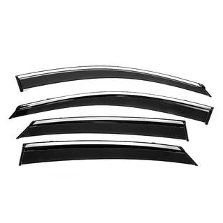Window Deflectors with Chrome Trim Niken Luxury (4 pcs) Hyundai Sonata DN8 2020- photo 1
