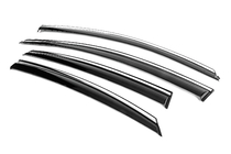 Hyundai Sonata LF 2014-2019 Window Deflectors with Chrome Trim Niken Luxury (4 pcs) photo 2