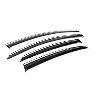 Window Deflectors with Chrome Trim Niken Luxury (4 pcs) photo 3
