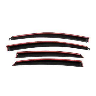 Window Deflectors with Chrome Trim Niken Luxury (4 pcs) photo 4