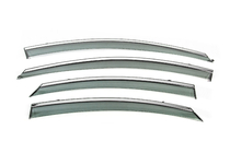 Hyundai Sonata YF 2010-2014 Window Deflectors with Chrome Trim Niken Luxury (4 pcs) photo 1