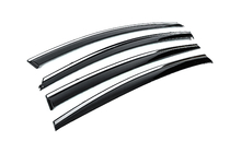 Hyundai Elantra (AD) 2015-2020 Window Deflectors with Chrome Trim Niken Luxury (4 pcs) photo 3