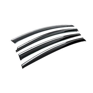 Window Deflectors with Chrome Trim Niken Luxury (4 pcs) Hyundai Elantra (AD) 2015-2020 photo 3