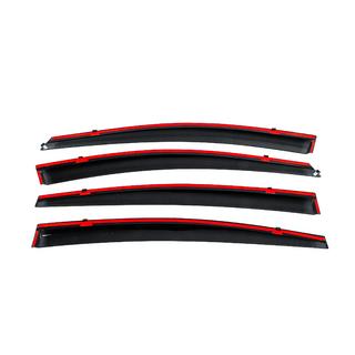 Window Deflectors with Chrome Trim Niken Luxury (4 pcs) Hyundai Elantra (AD) 2015-2020 photo 4