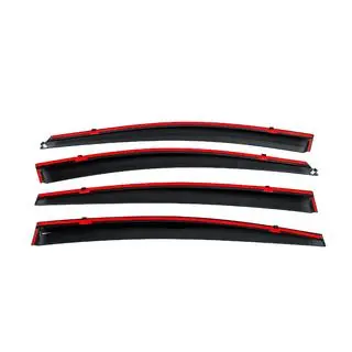 Window Deflectors with Chrome Trim Niken Luxury (4 pcs) photo 4