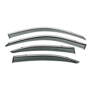 Window Deflectors with Chrome Trim Niken Luxury (4 pcs) Hyundai Elantra (XD) 2000-2011 photo 1