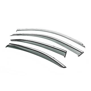 Window Deflectors with Chrome Trim Niken Luxury (4 pcs) Hyundai Elantra (XD) 2000-2011 photo 2