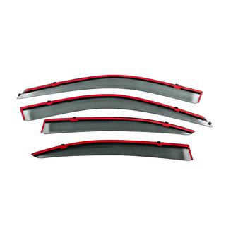 Window Deflectors with Chrome Trim Niken Luxury (4 pcs) Hyundai Elantra (XD) 2000-2011 photo 4