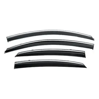 Window Deflectors with Chrome Trim Niken Luxury (4 pcs) photo 1