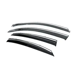 Window Deflectors with Chrome Trim Niken Luxury (4 pcs) photo 2