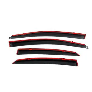 Window Deflectors with Chrome Trim Niken Luxury (4 pcs) photo 4