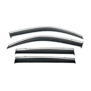 Window Deflectors with Chrome Trim Niken Luxury (4 pcs)