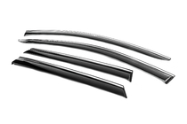 Kia Niro 2016–2021 Window Deflectors with Chrome Trim Niken Luxury (2016-2021, 4 pcs) photo 2