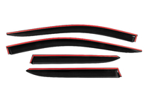 Kia Niro 2022– Window Deflectors with Chrome Trim Niken Luxury (2021-2023, 4 pcs) photo 4