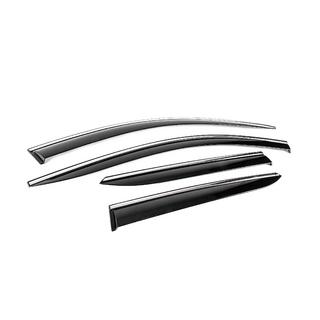 Window Deflectors with Chrome Trim Niken Luxury (2021-2023, 4 pcs) Kia Niro 2022– photo 3
