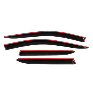 Window Deflectors with Chrome Trim Niken Luxury (2021-2023, 4 pcs) Kia Niro 2022– photo 4