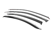 Lexus ES 2006-2011 Window Deflectors with Chrome Trim Niken Luxury (4 pcs) photo 2