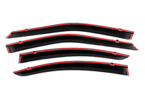 Lexus ES 2006-2011 Window Deflectors with Chrome Trim Niken Luxury (4 pcs) photo 4