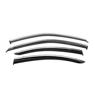 Window Deflectors with Chrome Trim Niken Luxury (4 pcs) photo 1
