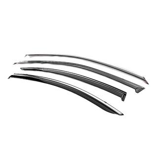 Window Deflectors with Chrome Trim Niken Luxury (4 pcs) photo 2