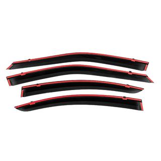 Window Deflectors with Chrome Trim Niken Luxury (4 pcs) photo 4