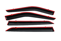 Nissan Kicks 2016- Window Deflectors with Chrome Trim Niken Luxury (4 pcs) photo 4