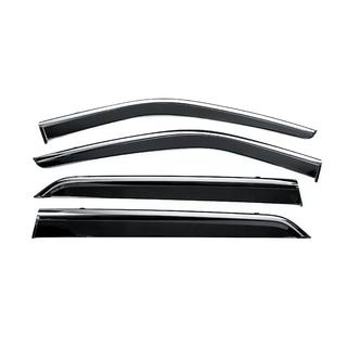 Window Deflectors with Chrome Trim Niken Luxury (4 pcs) photo 1